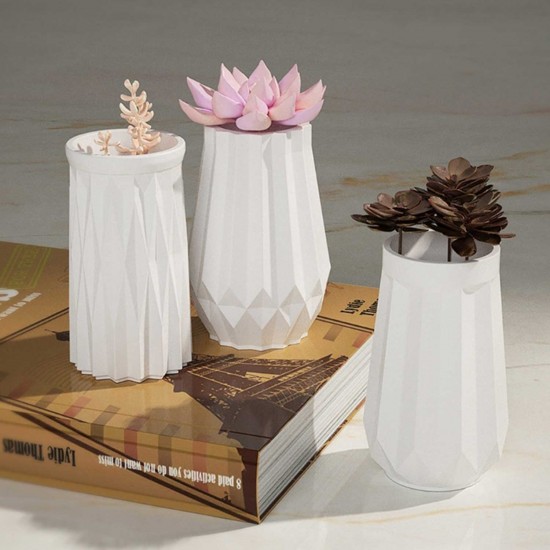 Epoksi Reçine Silikon Kalıp Vazo Kalıbı Beton Taş Tozu Vazo Mumluk Kalıbı 10.5X5.9 CM Epoksi Reçine Silikon Kalıp Vazo Kalıbı Beton Taş Tozu Vazo Mumluk Kalıbı 10.5X5.9 CM