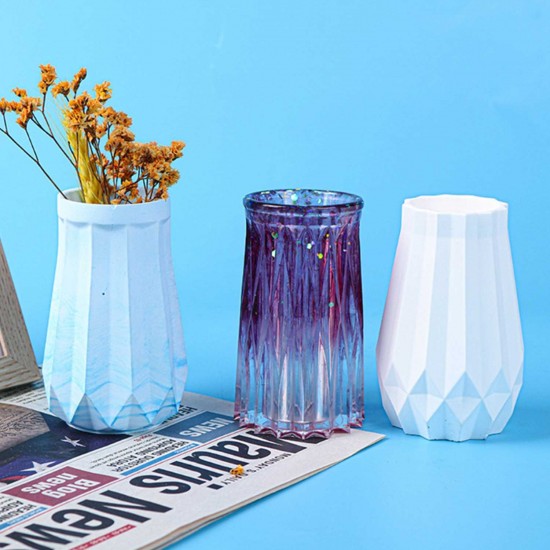 Epoksi Reçine Silikon Kalıp Vazo Kalıbı Beton Taş Tozu Vazo Mumluk Kalıbı 10.5X6.5 CM Epoksi Reçine Silikon Kalıp Vazo Kalıbı Beton Taş Tozu Vazo Mumluk Kalıbı 10.5X6.5 CM