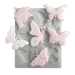 Epoksi Reçine Silikon Kalıp Çoklu Kelebek Figürleri Anahtarlık Kolye Kalıbı Epoksi Reçine Silikon Kalıp Çoklu Kelebek Figürleri Anahtarlık Kolye Kalıbı