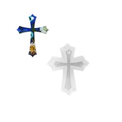 Epoksi Silikon Kalıp Anahtarlık Hristiyanlık Haç Sembolü Kolye Kalıbı Epoksi Silikon Kalıp Anahtarlık Hristiyanlık Haç Sembolü Kolye Kalıbı