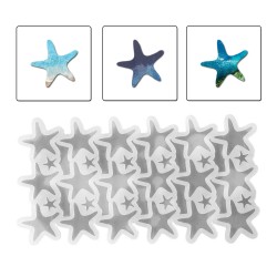 Epoksi Silikon Kalıp Çoklu Deniz Yıldızı Kolye Anahtarlık Küpe Kalıbı 18 Li Epoksi Silikon Kalıp Çoklu Deniz Yıldızı Kolye Anahtarlık Küpe Kalıbı 18 Li