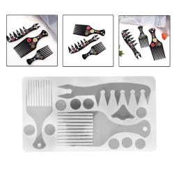 Epoksi Reçine Silikon Kalıp YERLİ 3 Lü Set Tarak Kalıbı Epoksi Reçine Silikon Kalıp YERLİ 3 Lü Set Tarak Kalıbı