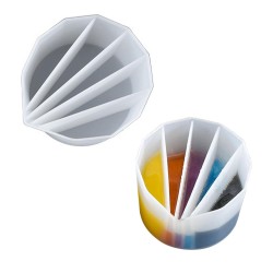 Epoksi Silikon 5 Bölmeli Boya Karıştırma Ve Döküm Kabı Epoksi Silikon 5 Bölmeli Boya Karıştırma Ve Döküm Kabı