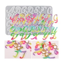 Epoksi Silikon Kalıp Küçük Harfler Delikli El Yazısı Harf Kalıbı 26 Lı Epoksi Silikon Kalıp Küçük Harfler Delikli El Yazısı Harf Kalıbı 26 Lı