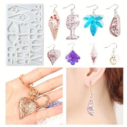 Epoksi Silikon Kalıp Akçaağacı Yaprağı Kalp Şarap Bardağı Geometrik Şekiller Figür Kalıbı Epoksi Silikon Kalıp Akçaağacı Yaprağı Kalp Şarap Bardağı Geometrik Şekiller Figür Kalıbı