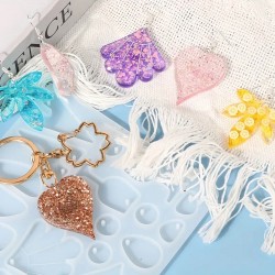 Epoksi Silikon Kalıp Akçaağacı Yaprağı Kalp Şarap Bardağı Geometrik Şekiller Figür Kalıbı Epoksi Silikon Kalıp Akçaağacı Yaprağı Kalp Şarap Bardağı Geometrik Şekiller Figür Kalıbı