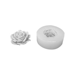 Silikon Kalıp Gül Model Mum Sabun ve Taş Tozu Kalıbı