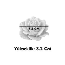 Silikon Kalıp Gül Model Mum Sabun ve Taş Tozu Kalıbı