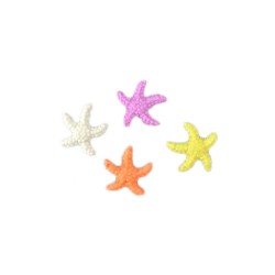 Polyester Deniz Yıldızı Renkli 1.7 CM (100 Adet) Polyester Deniz Yıldızı Renkli 1.7 CM (100 Adet)
