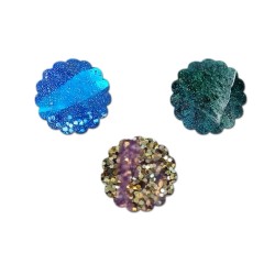 Epoksi Silikon Kalıp Dalgalı Kenar Kolye Anahtarlık Kalıbı 5 CM 10 Lu Epoksi Silikon Kalıp Dalgalı Kenar Kolye Anahtarlık Kalıbı 5 CM 10 Lu