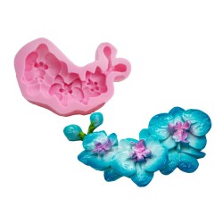 Silikon Kalıp Orkide Çiçekleri Mum Taş Tozu Kalıbı Silikon Kalıp Orkide Çiçekleri Mum Taş Tozu Kalıbı