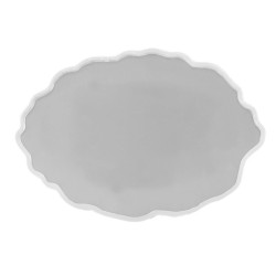 Epoksi Silikon Kalıp YERLİ Nişan ve Söz Tepsi Kalıbı Oval Düzensiz Dalgalı 23X36 CM Epoksi Silikon Kalıp YERLİ Nişan ve Söz Tepsi Kalıbı Oval Düzensiz Dalgalı 23X36 CM