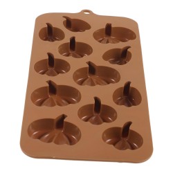 Silikon Kalıp Çikolata Ve Buz Bal Kabağı Şeker Hamuru Kek Kalıbı 12 Li Silikon Kalıp Çikolata Ve Buz Bal Kabağı Şeker Hamuru Kek Kalıbı 12 Li