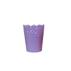 Saksı Dantelli Plastik Yuvarlak Model Saksı Dantelli Plastik Yuvarlak Model