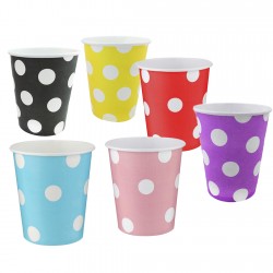 Karton Bardak Puantiyeli (8 Adet) Karton Bardak Puantiyeli (8 Adet)