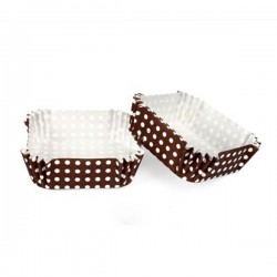 Pet Kapsül 80*80 Mm - Kahverengi Puantiye (Kare) (100 Adet) Pet Kapsül 80*80 Mm - Kahverengi Puantiye (Kare) (100 Adet)