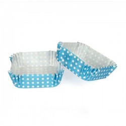 Pet Kapsül 80*80 Mm - Mavi Puantiye (Kare) (100 Adet) Pet Kapsül 80*80 Mm - Mavi Puantiye (Kare) (100 Adet)