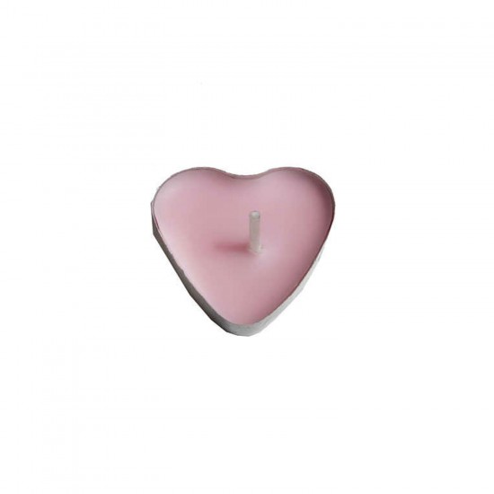 Kalp Tealight Mum Kalp Modeli (50 Adet) Kalp Tealight Mum Kalp Modeli (50 Adet)