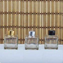 Kare Cam Şişe Oda Parfümü İçin 120 Cc (10 Adet)