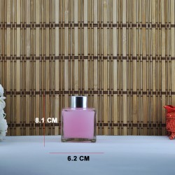 Kare Cam Şişe Oda Parfümü İçin 120 Cc (10 Adet) Kare Cam Şişe Oda Parfümü İçin 120 Cc (10 Adet)