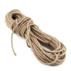 Jüt Halat Kendir 12 Mm Doğal Halat İp (20 Metre)