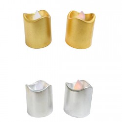 Mum Tlayt Pilli Büyük Ledli Mum (24 Adet)