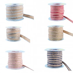 Kanaviçe Kurdele Kenarı Şeritli 1.6 Cm (10 Metre)