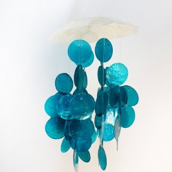 Sedef Rüzgar Çanı Tekli 8 İnç Mavi Naturel Sedef Rüzgar Çanı Tekli 8 İnç Mavi Naturel