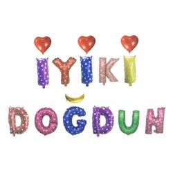 İyiki Doğdun Folyo Balon Karışık Renk İyiki Doğdun Folyo Balon Karışık Renk