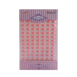 Kalp Kristal Stıcker (77 Adet)