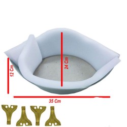 Gondol Havlu Ve Tesbih Kutusu Boş Büyük Boy 35X24X12 CM