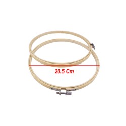 Ahşap Kasnak Natural Nakış Elİşi Kasnağı Vidalı Model NO6 20.5 CM Ahşap Kasnak Natural Nakış Elİşi Kasnağı Vidalı Model NO6 20.5 CM