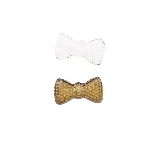 Polyester Fiyonk Hazır Papyon 1 CM X 2 CM (100 Adet) Polyester Fiyonk Hazır Papyon 1 CM X 2 CM (100 Adet)