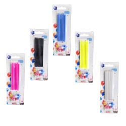 Doğum Günü Pasta Mumu Pastel 10 CM (12 Adet)