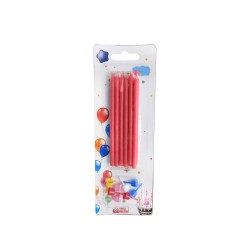 Doğum Günü Pasta Mumu Pastel 10 CM (12 Adet)