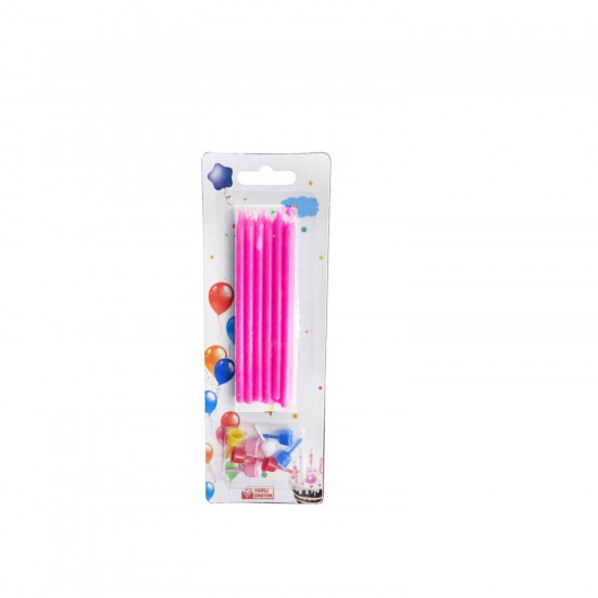 Doğum Günü Pasta Mumu Pastel 10 CM (12 Adet) Doğum Günü Pasta Mumu Pastel 10 CM (12 Adet)