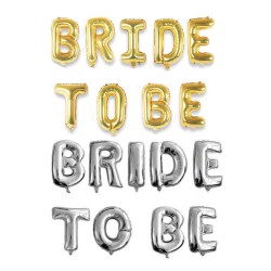 Folyo Balon Bride To Be 9 Parça 40 CM Folyo Balon Bride To Be 9 Parça 40 CM