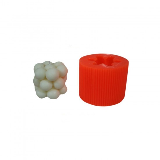 Silikon Mum Kalıbı Bubble Model 5.5X6.5 CM Silikon Mum Kalıbı Bubble Model 5.5X6.5 CM