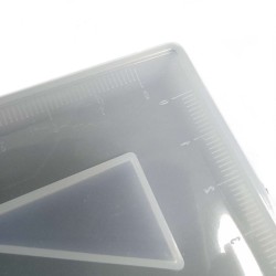 Epoksi Silikon Kalıp Gönye Cetvel Kalıbı 13.7 CM Epoksi Silikon Kalıp Gönye Cetvel Kalıbı 13.7 CM