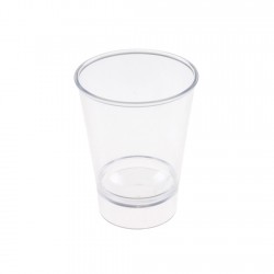 Kristal  Akrilik Shot Bardağı Şeffaf 50 CC (12 Adet)