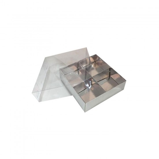Asetat Kapaklı Karton Kutu 15x15x3 CM 4 Bölmeli Kutu (10 Adet) Asetat Kapaklı Karton Kutu 15x15x3 CM 4 Bölmeli Kutu (10 Adet)