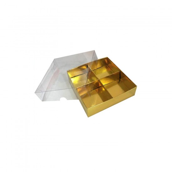 Asetat Kapaklı Karton Kutu 15x15x3 CM 4 Bölmeli Kutu (10 Adet) Asetat Kapaklı Karton Kutu 15x15x3 CM 4 Bölmeli Kutu (10 Adet)