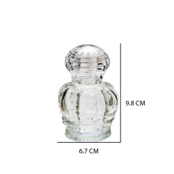 Saray Kapaklı Küçük Cam Şişe 100 CC (10 Adet) Saray Kapaklı Küçük Cam Şişe 100 CC (10 Adet)