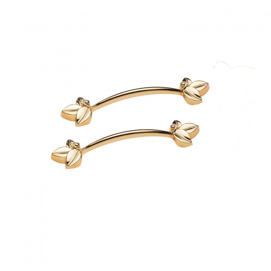 Defne Plastik Kulp Yonca Desenli Model 14 CM (2 Adet) Defne Plastik Kulp Yonca Desenli Model 14 CM (2 Adet)