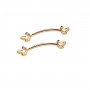 Defne Plastik Kulp Yonca Desenli Model 14 CM (2 Adet) Defne Plastik Kulp Yonca Desenli Model 14 CM (2 Adet)