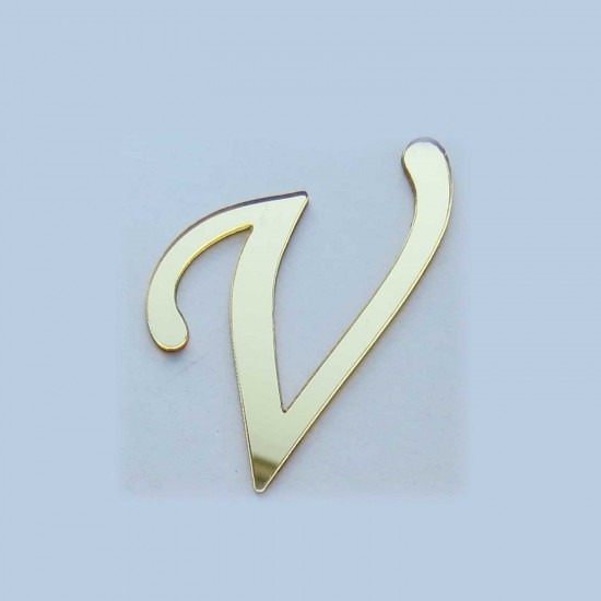Alfabe Aynalı Pleksi 4 Cm -GOLD Kendinden Yapışkanlı Flexi Harf Alfabe Aynalı Pleksi 4 Cm -GOLD Kendinden Yapışkanlı Flexi Harf