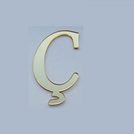 Alfabe Aynalı Pleksi 4 Cm -GOLD Kendinden Yapışkanlı Flexi Harf Alfabe Aynalı Pleksi 4 Cm -GOLD Kendinden Yapışkanlı Flexi Harf