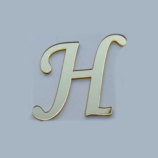 Alfabe Aynalı Pleksi 4 Cm -GOLD Kendinden Yapışkanlı Flexi Harf Alfabe Aynalı Pleksi 4 Cm -GOLD Kendinden Yapışkanlı Flexi Harf