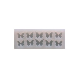 Epoksi Reçine Silikon Kalıp Çoklu Kelebek Kalıbı Seri Döküm Kalıbı 3 CM 10 Lu