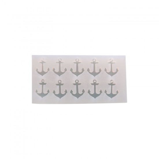 Epoksi Reçine Silikon Kalıp Çoklu Çapa Kalıbı Seri Döküm Kalıbı 2.9 CM 10 Lu Epoksi Reçine Silikon Kalıp Çoklu Çapa Kalıbı Seri Döküm Kalıbı 2.9 CM 10 Lu